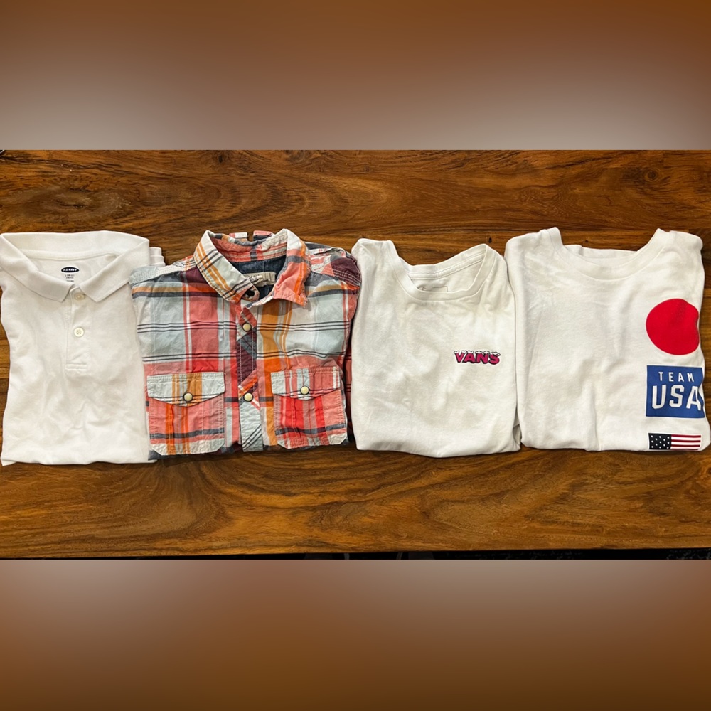 Four kids large shirts bundle